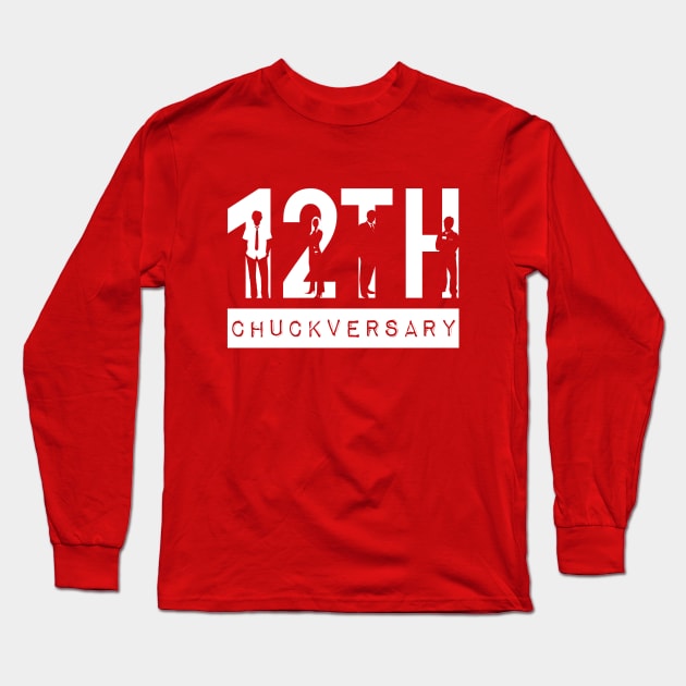 12th Chuckversary Long Sleeve T-Shirt by insidethetardis